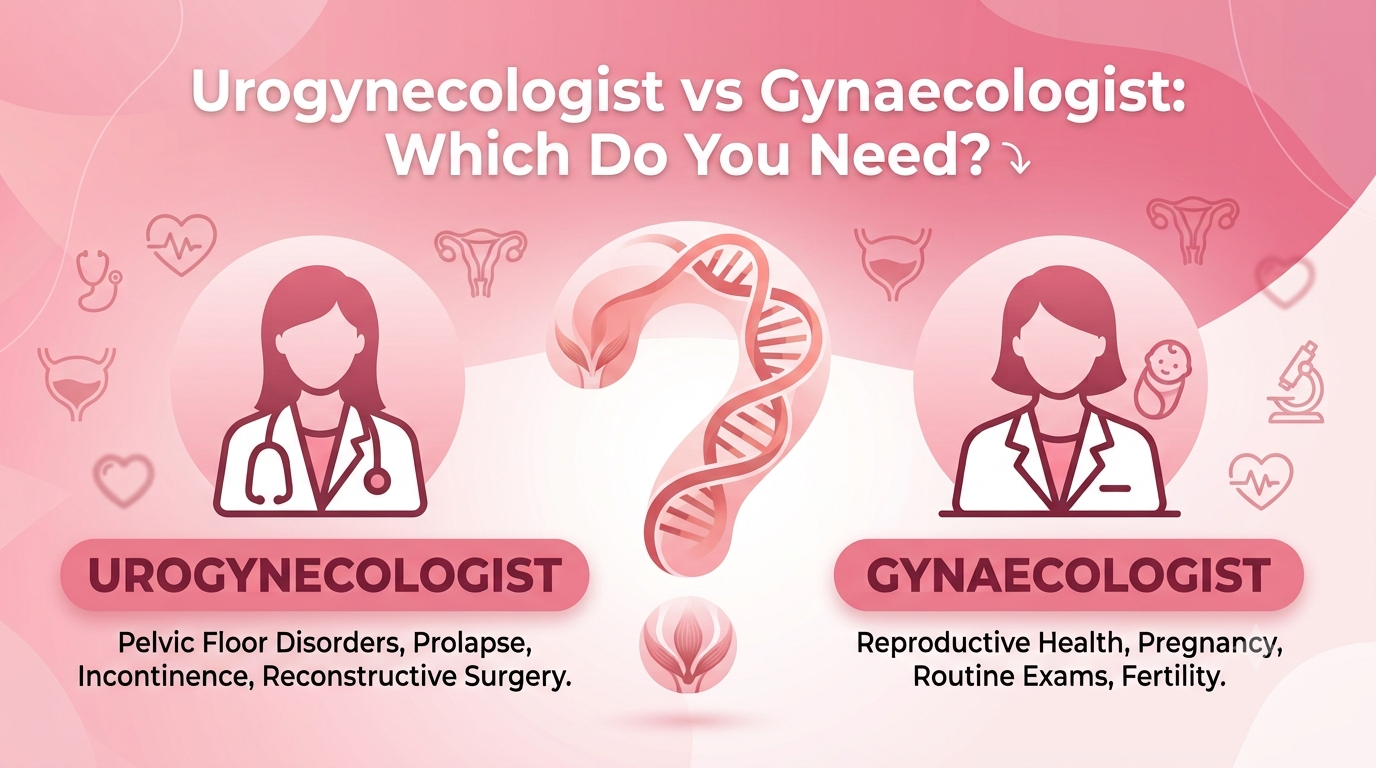Difference between Gynecologist & Urogynecologist